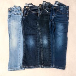 Set of 4 Girls Jeans - Oshkosh/Cat & Jak